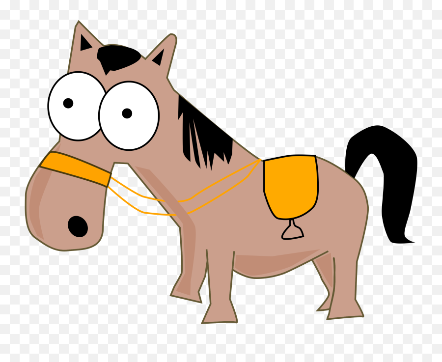 Nose Clipart Horse Nose Horse - Cartoon Donkey With Saddle Emoji,Emoji Horse And Arm