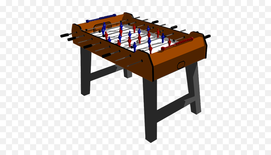 Vector Drawing Of Football Table - Foosball Clipart Emoji,Emoji Clothes And Shoes