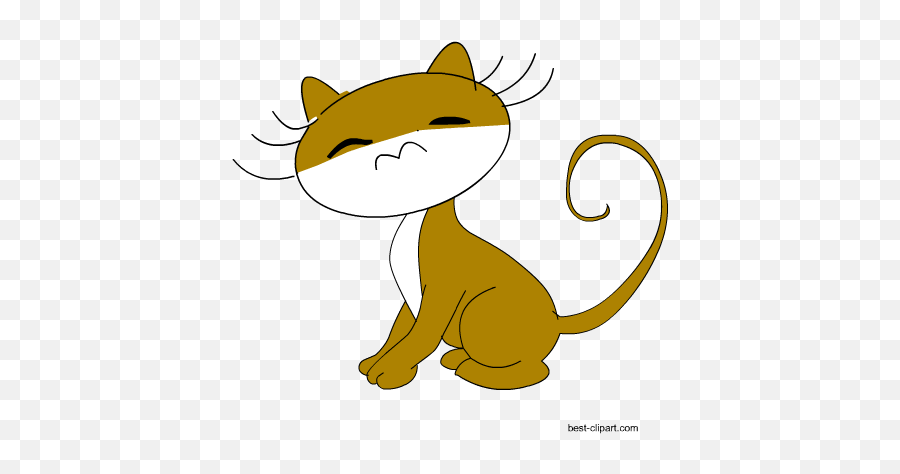Free Cat Clip Art Images And Graphics - Cat Yawns Emoji,Sad Cat Emoji