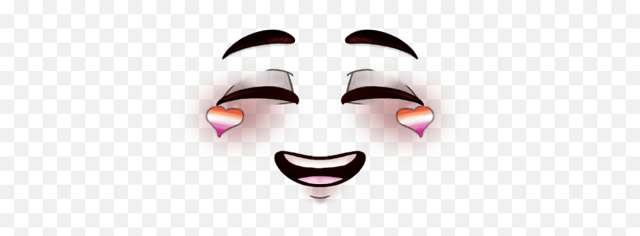 Pride Cheeks - Clip Art Emoji,Lesbian Emoticon