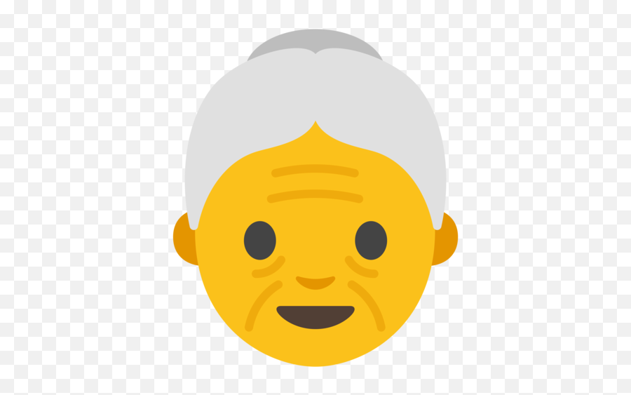 Old Woman Emoji - Clip Art,Old Lady Emoji