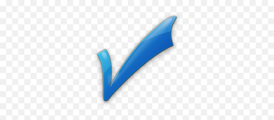 Blue Check Mark Transparent Background - Check Mark Blue Emoji,Blue Tick Mark Emoji