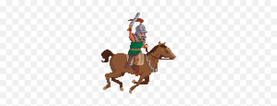 Game Dev Stickers For Android Ios - Genghis Khan Animated Gif Emoji,Animated Horse Emoticon