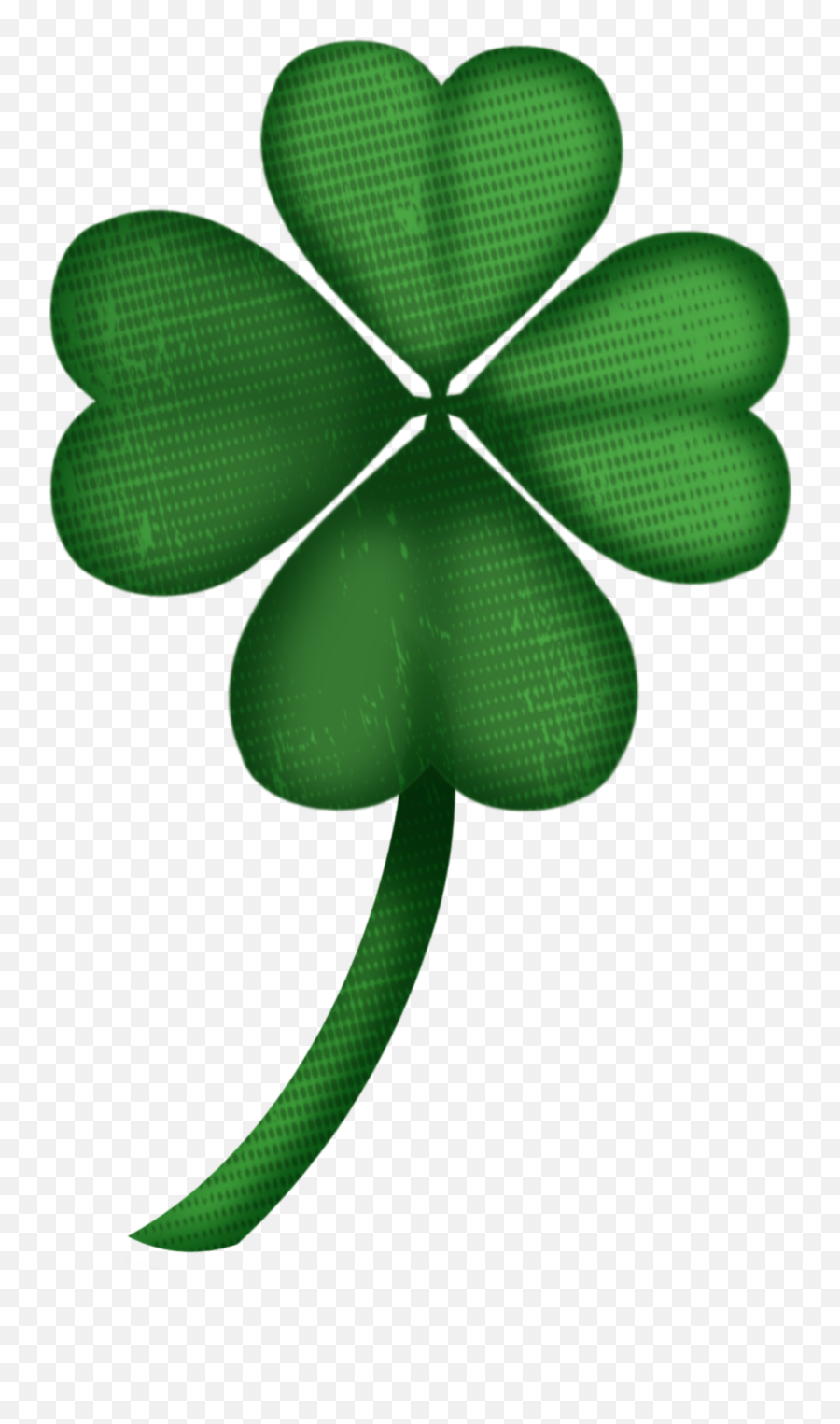 Fourleafclover Clover Luck Stpatricksday Green Emoji,Four Leaf Clover Emoji