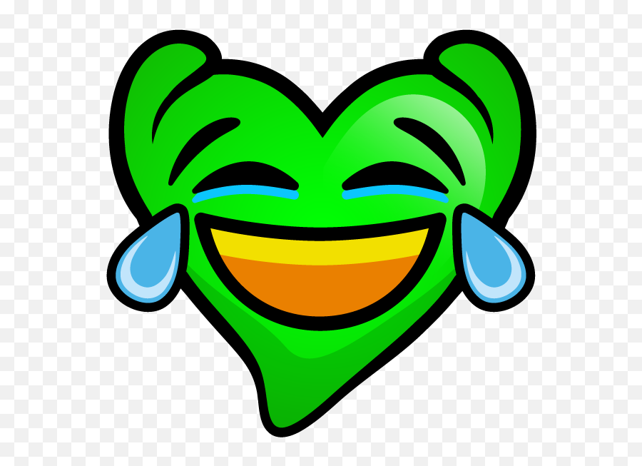 Green Hearts Stickers By Lic Newtime - Clip Art Emoji,Rainbow Hearts Emoji