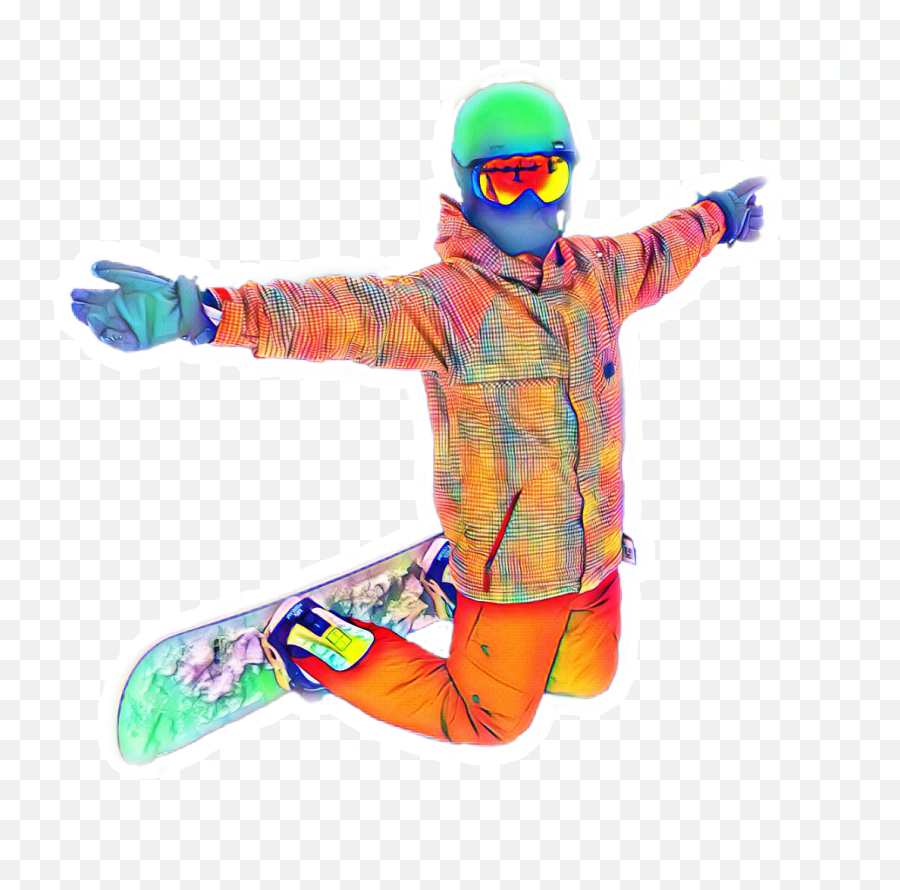 Trending Snowboarder Stickers - Clown Emoji,Snowboard Emoji