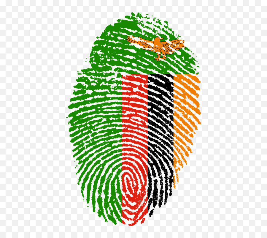Zambia Flag Fingerprint - Transparent Zambia Flag Emoji,Pride Flag Emojis