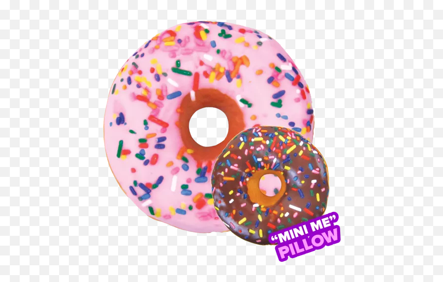 Mini Donut Scented Microbead Pillow - One Pump Willie Emoji,Doughnut Emoji