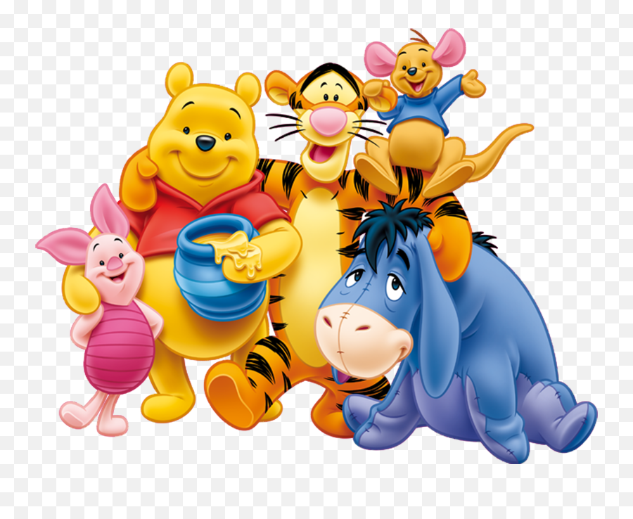 Piglet Winnie Of Transparent Eeyore - Winnie The Pooh Png Emoji,Eeyore Emoticons