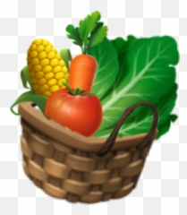 Vegetables Fruit Sticker Emoji - Storage Basket