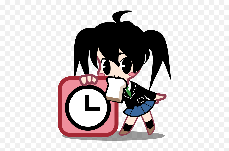 Alarm Cartoon Clock Japan Time Timer Watch Icon - Japan Clock Icon Emoji,Japanese Character Emoji