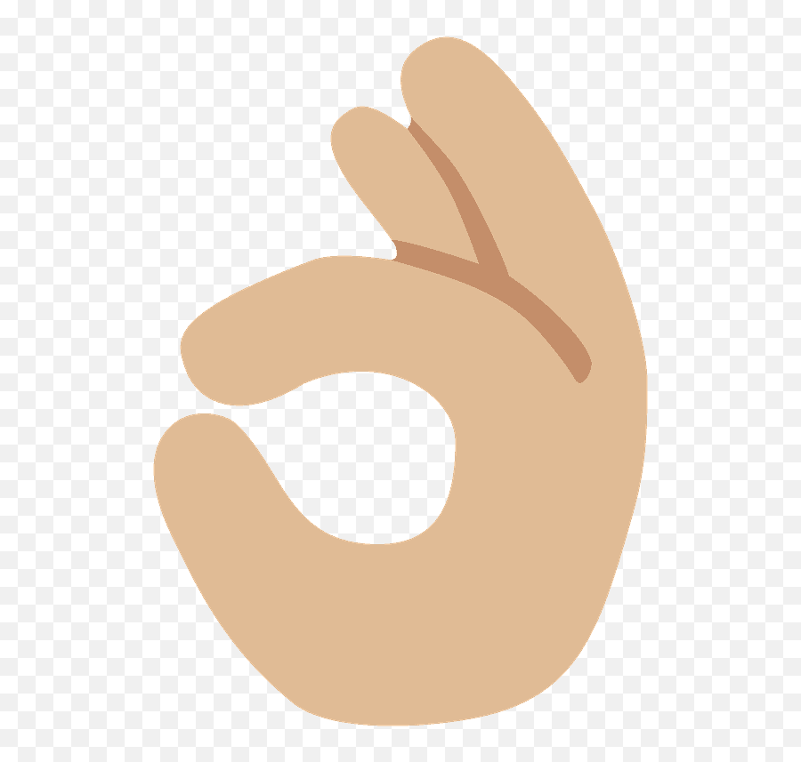 Ok Hand Emoji Clipart - Ok Hand Emoji Transparent,Ok Hand Sign Emoji