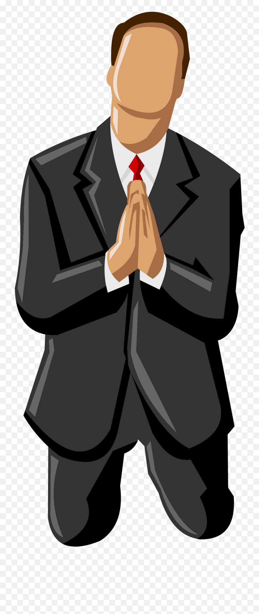 Man Praying Silhouette Png - Prayer Illustration Kneel Prayer Emoji,Prayers Emoji