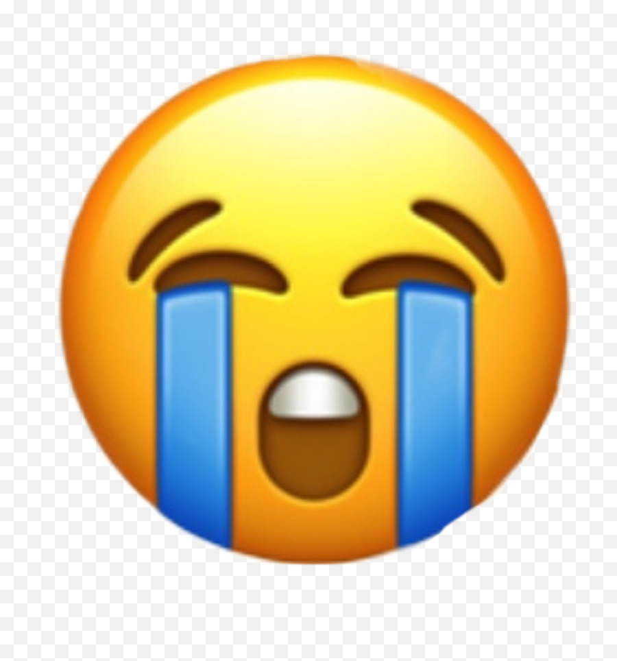 Cry Emoji Remixit Sticker By - Emoji Iphone Qui Pleure,Lily Emoji