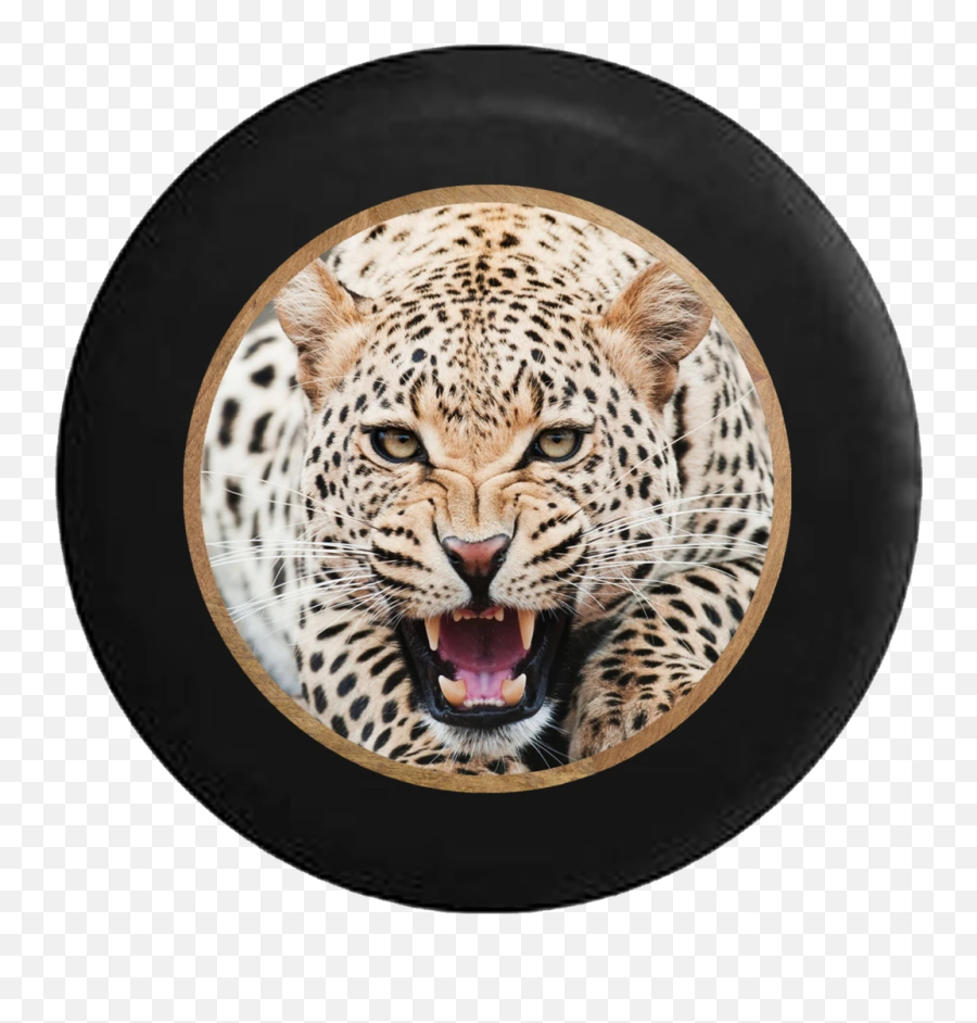 Standard Animal Tire Covers - Zoomed Image Of Cheetah Emoji,Cheetah Emoji