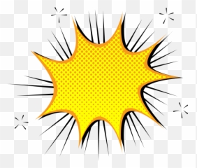 Clipart Explosion Cartoon - Png Yellow Emoji
