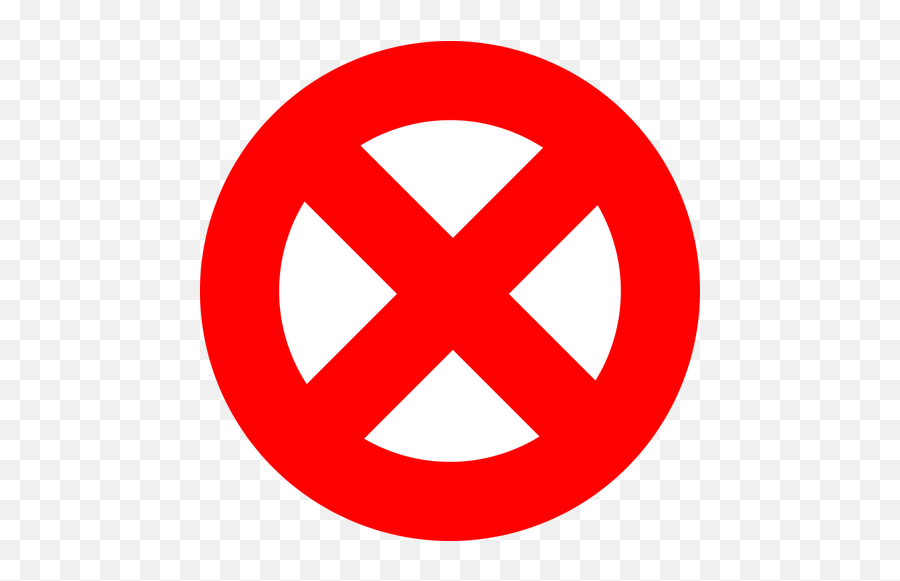 Vector Image Of Prohibition Sign - Sign Forbidden Emoji,Equal Sign Emoji