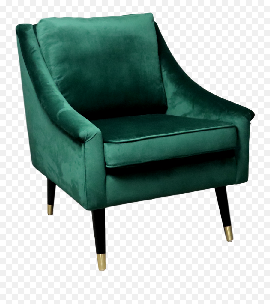 Green Velvet Armchair - Navy Armchair Emoji,Sofa Emoji