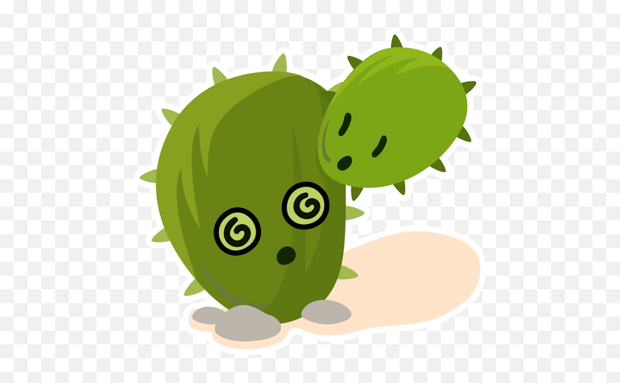 Two - Headed Cactus Sticker Sticker Mania Fictional Character Emoji,Flamenco Dancer Emoji