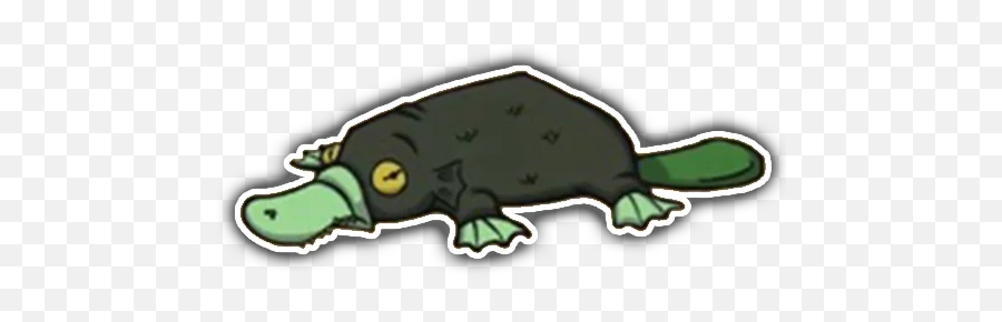 Platypus Stickerpack Stickers For Telegram - Crocodile Emoji,Flag Alligator Emoji