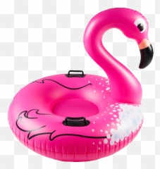 Bigmouth Giant Flamingo Snow Tube - Bigmouth Snow Tube Emoji,Pink Flamingo Emoji