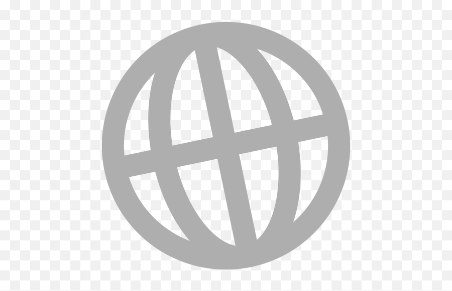 Globe Icon - Grey Website Icon Png Emoji,Inter Emoticon
