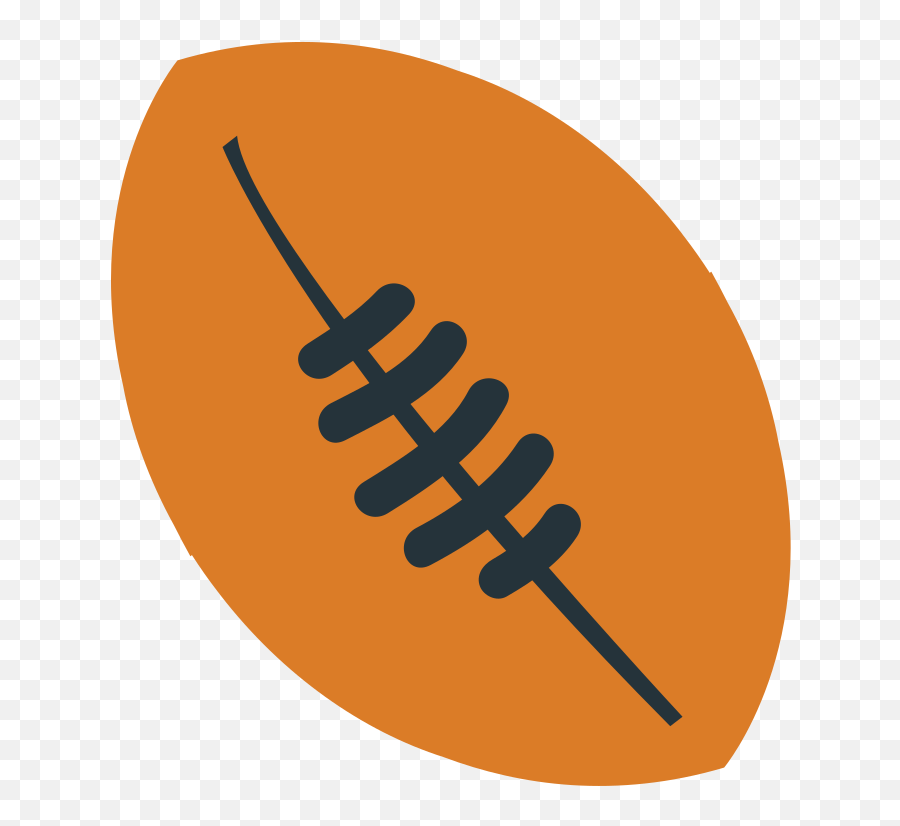 Emojione1 1f3c9 - Kick American Football Emoji,Rugby Ball Emoji