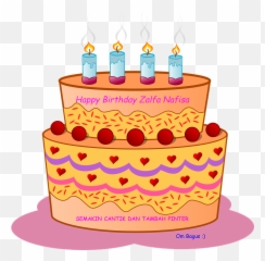 Free Occasion Celebration Vectors - Birthday Cake Clip Art Emoji