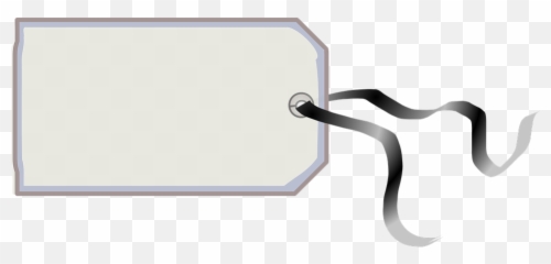 Tag Label Grey - Beyaz Fiyat Etiketi Png Emoji