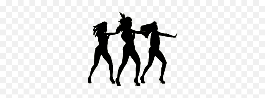 Dancing Gifs - Dancing Silhouette Gif Transparent Emoji,Single Ladies Emoji