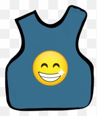 26CSMILEY Cling Shield Pano - PetiteChild Dual Apron Lead Vest Transparent Png Emoji