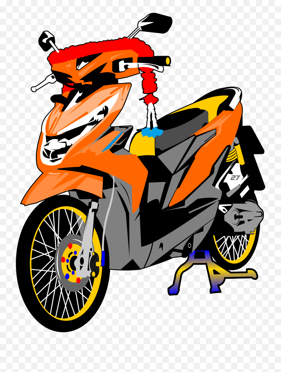 Sana Sini Cod Di 2020 Karya Seni 3d Seni 3d Seni Grafis - Mentahan Motor Beat Thailook Emoji,Scooter Emoji