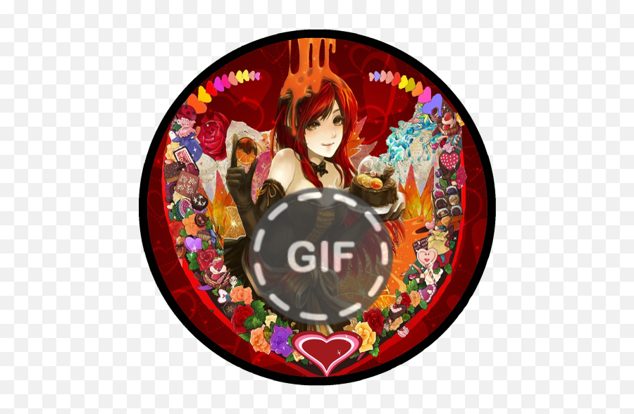 Anime Gifs - Sweet Anime Girl Emoji,Instagram Verified Badge Emoji