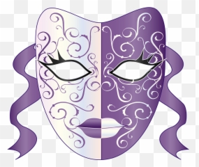 Graphic Mardi Gras Mask - Mardi Gras Masks Clipart Transparent Emoji,Mardi Gras Emoji