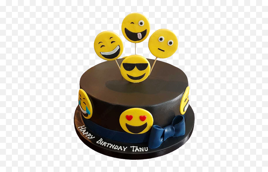 Best Smiley Emoji Cake Online Order - Birthday Cake,Lilly Emoji