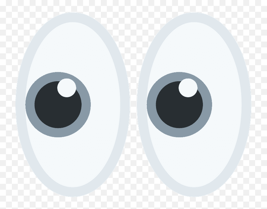 Eyes Emoji Clipart - Ojos De Emoji,Six Eye Ear Nose Emoji