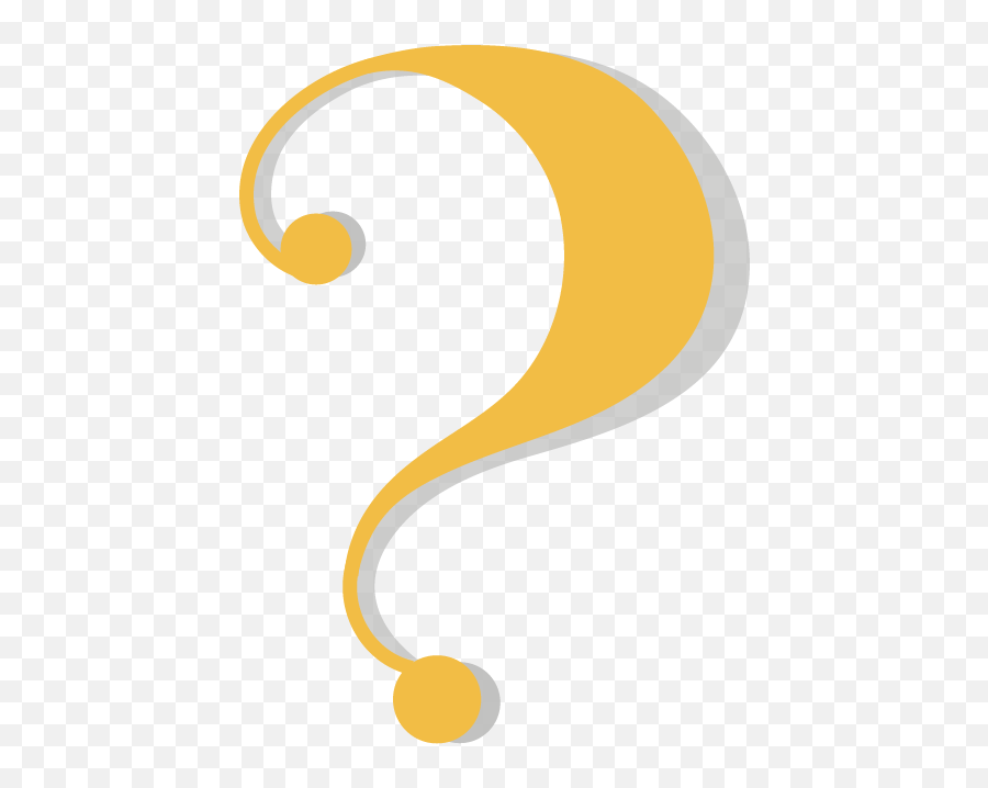 Download Yellow Question Mark With Transparent Background - Transparent Background Translucent Question Mark Png Emoji,Emoji Greek Letters