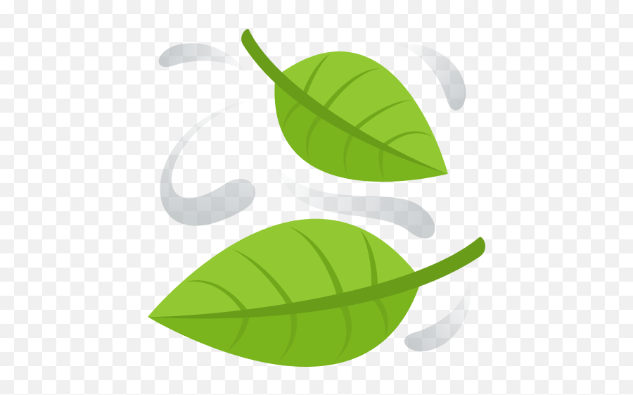 Emoji Leaves In The Wind To Be Copied Pasted Emoji - Emoji Leaves,Palm Tree Emoji