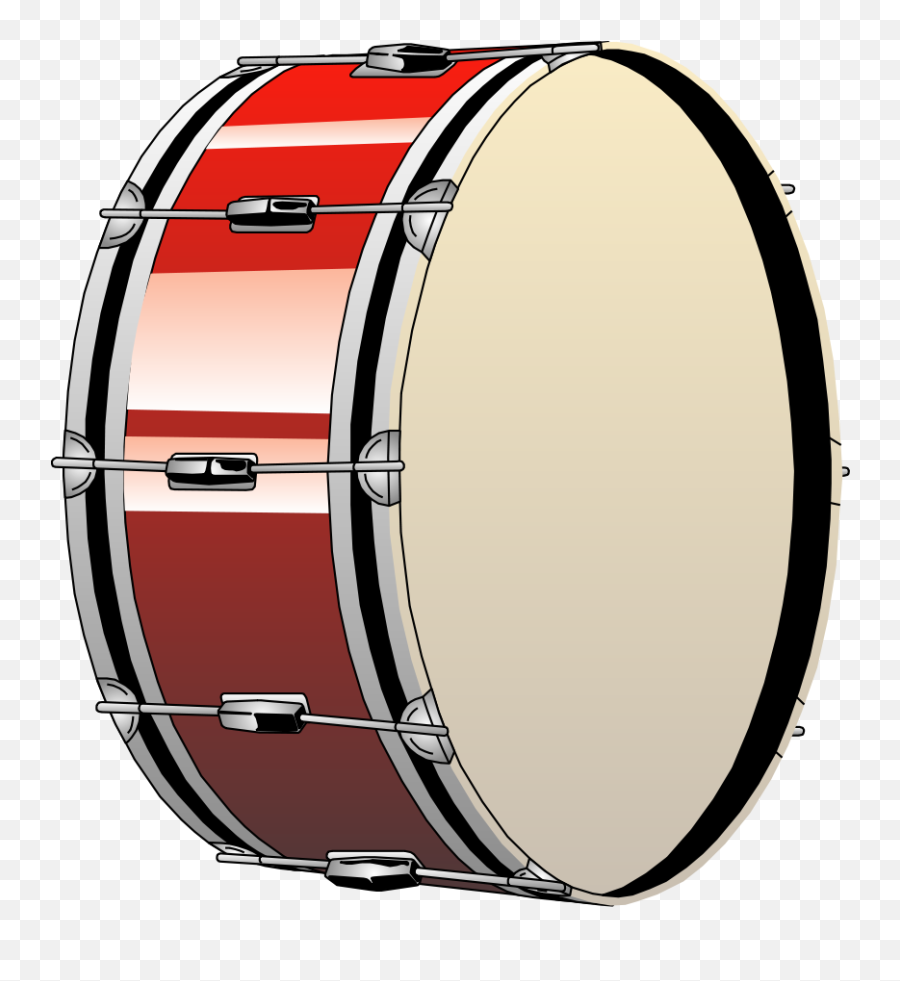 Marching Snare Drum Clipart - Bass Drum Music Instrument Emoji,Drums Emoji
