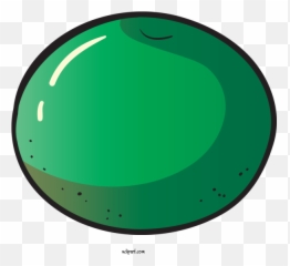 Food Circle Green Produce For Vegetable - Clipart Dot Emoji