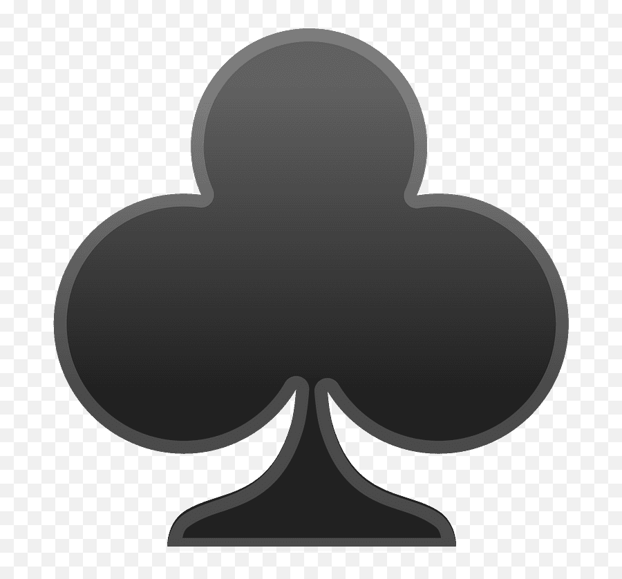 Emoji Clipart - Trebol Poker Emoji,Gambling Emoji
