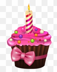 Birthday Cake Emoji Transparent Png Clipart Free Download - Cupcake Background