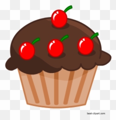 Free Cake And Cupcake Clip Art - Cupcake Emoji,Emoji Cupcake