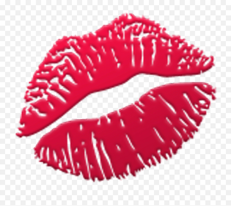 Lipstick Emoji Transparent Png - Transparent Background Lips Emoji,Lip Emoticons