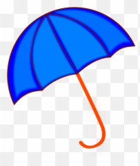 Umbrella Blue Rain - Clipart Emoji
