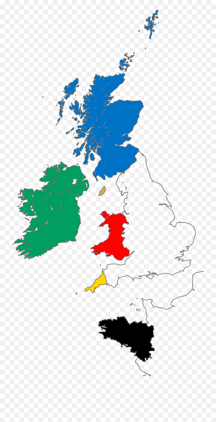 Celtic Nations - Map Of Celtic Languages Emoji,Scottish Flag Emoji