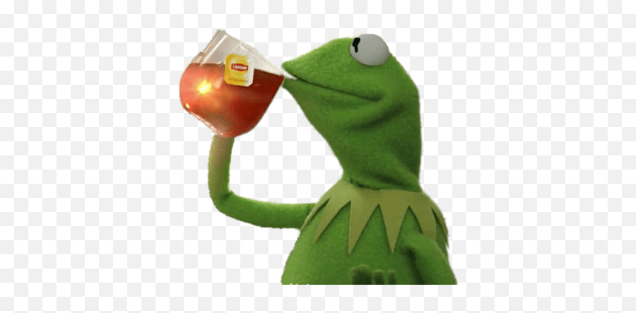 Kermit Tea Sis Meme Thatstheteasis - Kermit Sipping Tea Png Emoji,Frog Sipping Tea Emoji