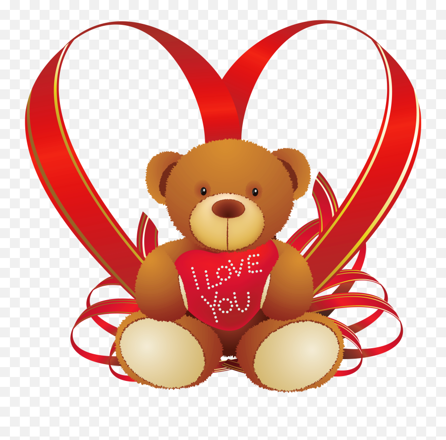 Red Teddy Bear Clipart - Teddy Day Images Png Emoji,Teddy Bear Emoji