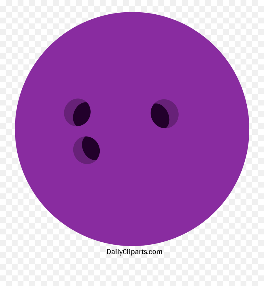 Bowling Ball Purple Colour Clipart - Purple Smiley Face Emoji,Bowling Emoticon
