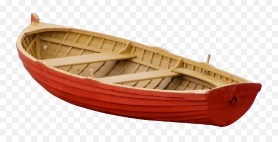 Ftestickers Boat Rowboat Wooden Red - Boat Png Emoji,Rowboat Emoji